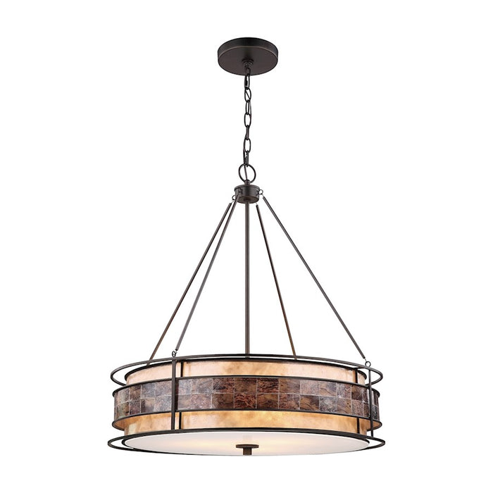 ELK Lighting Tremont 3-Light 24" Chandelier, Bronze/Brown