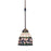 ELK Lighting English Ivy 1-Light Mini Pendant, Bronze/Tiffany Style