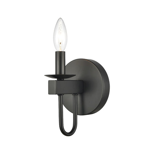 ELK Lighting Williamson 1-Light Wall Sconce, Black