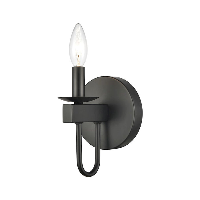 ELK Lighting Williamson 1-Light Wall Sconce, Black