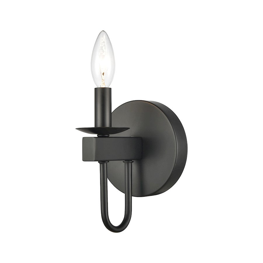 ELK Lighting Williamson 1-Light Wall Sconce, Black