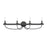 ELK Lighting Williamson Vanity Light, Black
