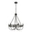 ELK Lighting Williamson Chandelier, Black