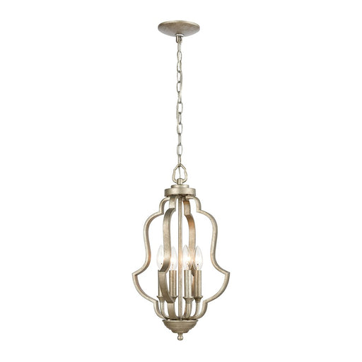 ELK Lighting Lanesboro Pendant, Dusted Silver
