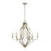 ELK Lighting Lanesboro Chandelier, Dusted Silver