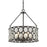 ELK Lighting Serai 5-Light Chandelier, Bronze/Clear Soda Bottle Glass
