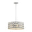 ELK Lighting Tessa 5-Light Chandelier, Polished Chrome/Clear Crystal