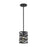 ELK Lighting Vorticy Mini Pendant, Bronze/Metal Cage, Adapter