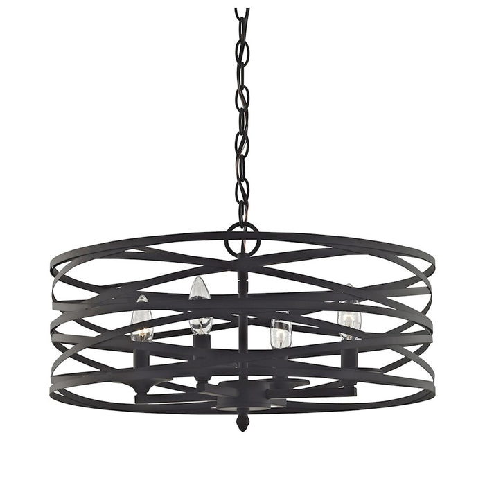 ELK Lighting Vorticy Chandelier, Oil Rubbed Bronze/Metal Cage