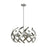 ELK Lighting Carthage 6-Light Chandelier, Satin Nickel