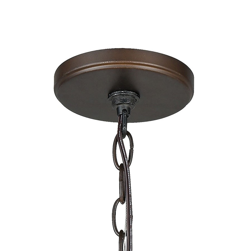 ELK Lighting Duvoux Chandelier, Oil Rubbed Bronze