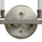 ELK Lighting Leland Vanity Lamp, Nickel/Clear Blown Glass