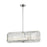ELK Lighting Beaumont 6-Light Linear Chandelier, Chrome/Clear Crystal