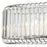 ELK Lighting Beaumont 6-Light Linear Chandelier, Chrome/Clear Crystal