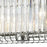 ELK Lighting Beaumont 6-Light Linear Chandelier, Chrome/Clear Crystal