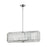 ELK Lighting Beaumont 6-Light Linear Chandelier, Chrome/Clear Crystal