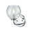 ELK Lighting Emory Wall Sconce Lamp, Chrome/Clear Blown Glass
