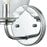 ELK Lighting Emory Wall Sconce Lamp, Chrome/Clear Blown Glass