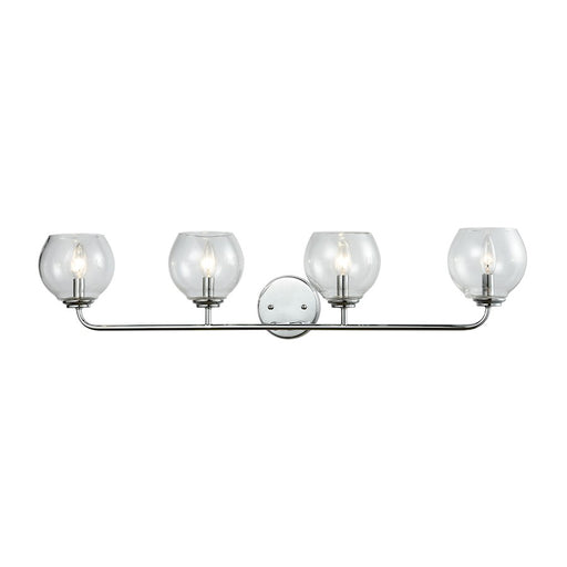 ELK Lighting Emory Vanity Lamp, Chrome/Clear Blown Glass