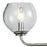 ELK Lighting Emory Vanity Lamp, Chrome/Clear Blown Glass