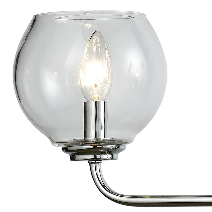 ELK Lighting Emory Vanity Lamp, Chrome/Clear Blown Glass