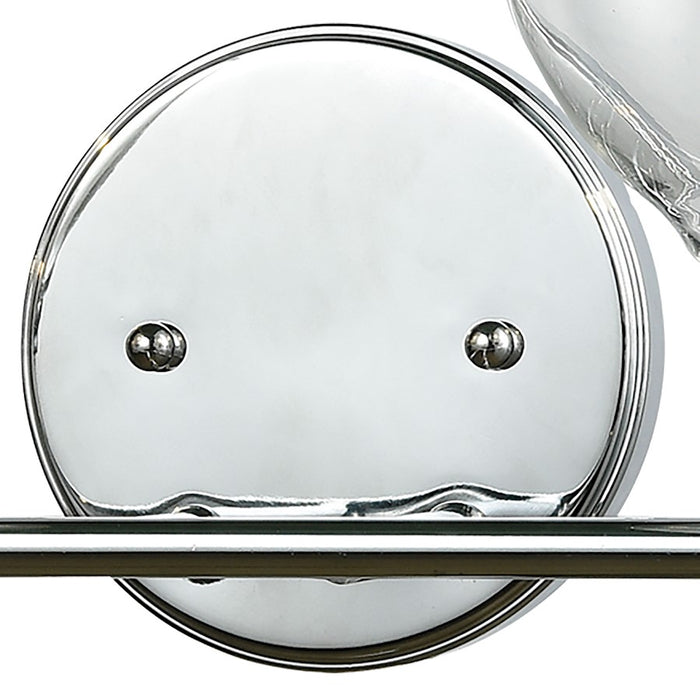 ELK Lighting Emory Vanity Lamp, Chrome/Clear Blown Glass