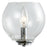 ELK Lighting Emory Vanity Lamp, Chrome/Clear Blown Glass
