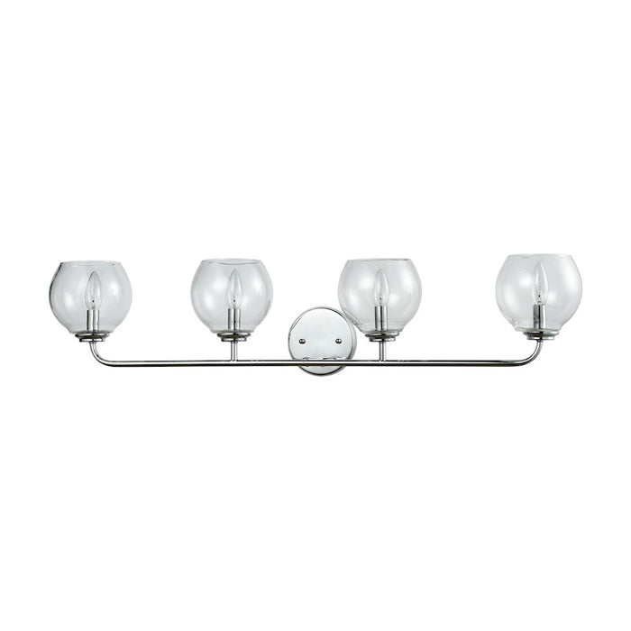 ELK Lighting Emory Vanity Lamp, Chrome/Clear Blown Glass