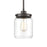 ELK Lighting Mason 1-Light Mini Pendant, Oil Rubbed Bronze/Clear Glass