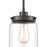 ELK Lighting Mason 1-Light Mini Pendant, Oil Rubbed Bronze/Clear Glass
