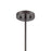 ELK Lighting Mason 1-Light Mini Pendant, Oil Rubbed Bronze/Clear Glass