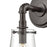 ELK Lighting Beaker 1-Light Sconce, Oil Rubbed Bronze/Clear Glass