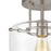ELK Lighting Jake 1-Light Semi Flush Mount, Seedy Glass