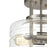 ELK Lighting Rover 2-Light Semi Flush Mount, Clear Glass