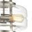 ELK Lighting Rover 2-Light Semi Flush Mount, Clear Glass
