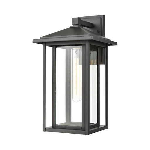 ELK Lighting Solitude- 1-Light Sconce, Matte Black/Clear Glass
