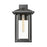 ELK Lighting Solitude- 1-Light Sconce, Matte Black/Clear Glass