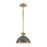 ELK Lighting Lyndon 1-Light Mini Pendant, Brass