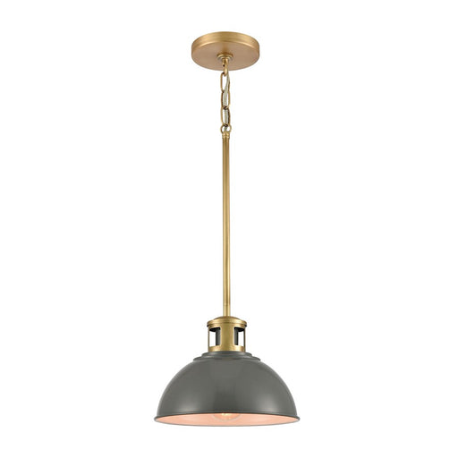 ELK Lighting Lyndon 1-Light Mini Pendant, Brass