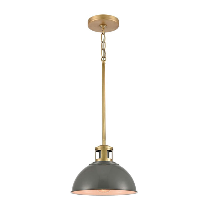 ELK Lighting Lyndon 1-Light Mini Pendant, Brass