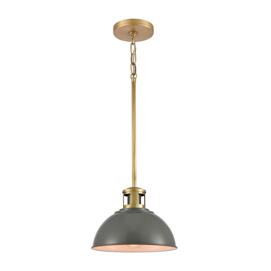ELK Lighting Lyndon 1-Light Mini Pendant, Brass