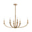 ELK Lighting Erindale 6-Light Island Light, Natural Brass