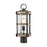 ELK Lighting Crenshaw 1-Light Outdoor Post Mount, Iron Graywood/Seedy