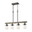 ELK Lighting Beaufort 4-Light Island, Iron/Graywood/Seedy