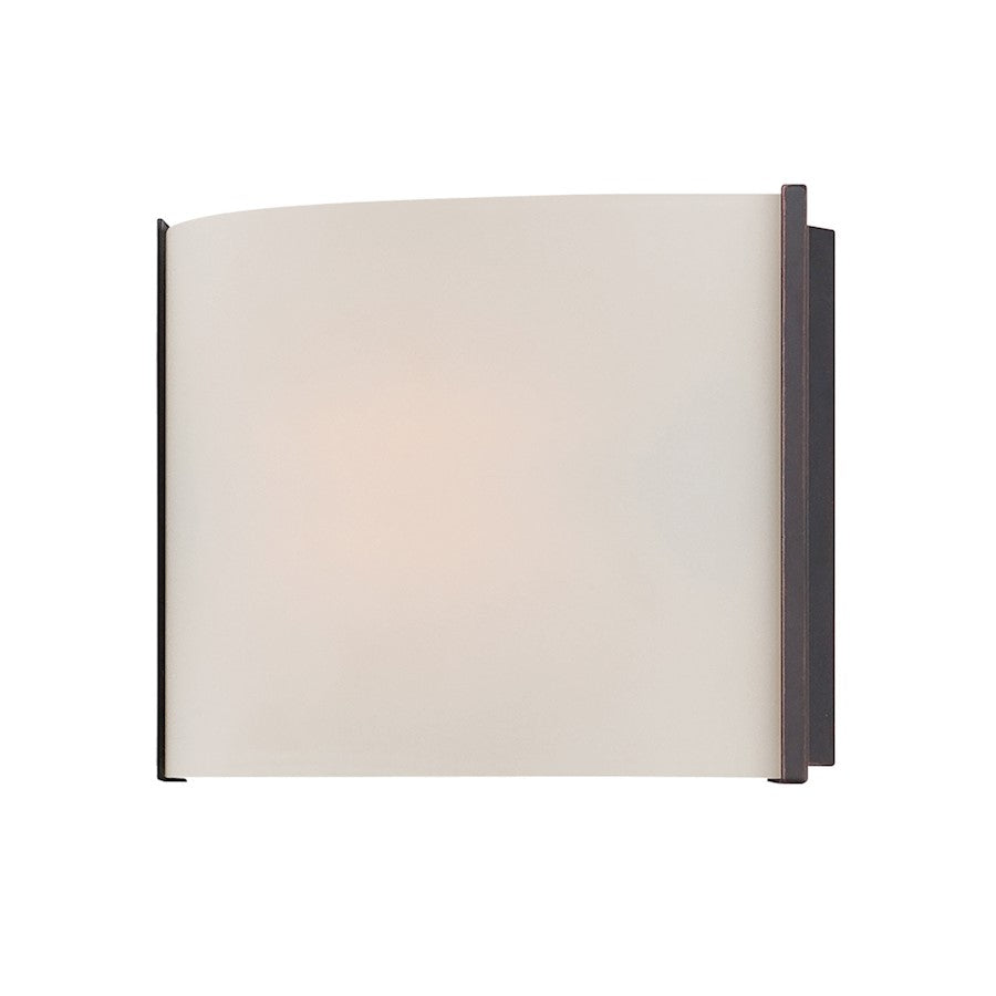 ELK Lighting Pandora 1-Light Wall Sconce, Bronze/Opal Glass