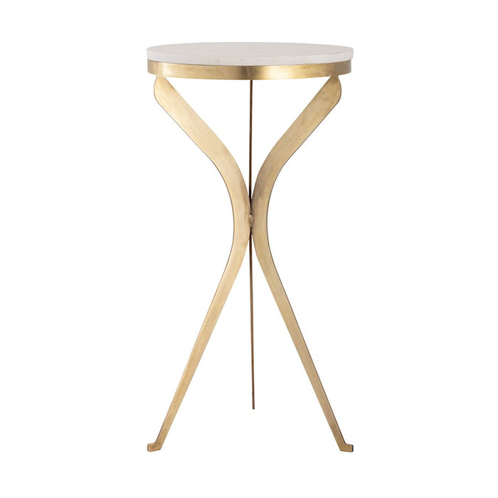 Elk Signature Rowe Accent Table, Aged Brass - H0805-10877