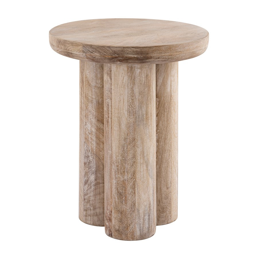 Elk Signature Morris Cerused Accent Table, Natural - H0805-9804