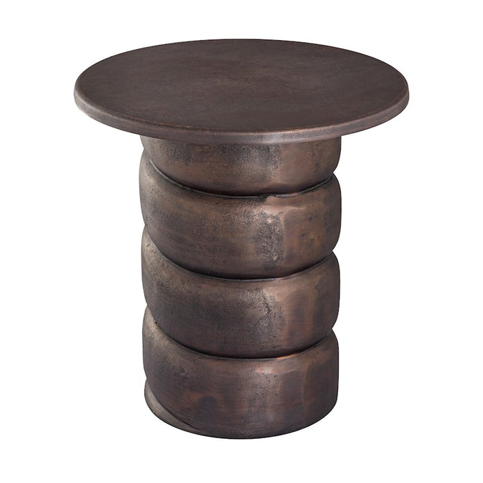 Elk Signature Twist Accent Table, Antique Bronze