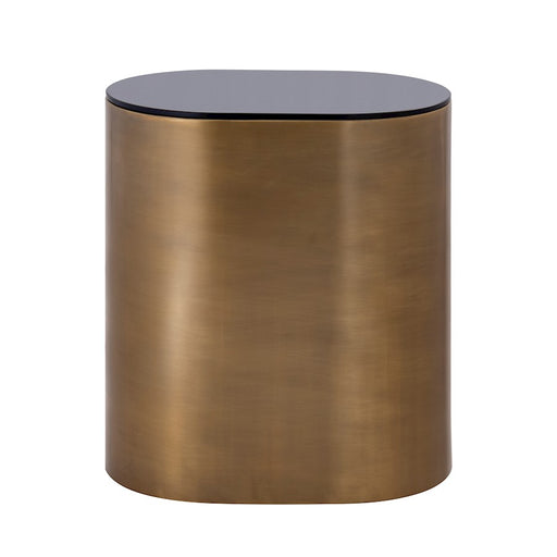 Elk Signature Pebble Accent Table, Antique Brass - H0895-10539