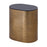 Elk Signature Pebble Accent Table, Antique Brass